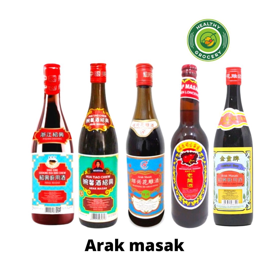 Jual Arak Masak Cap Lonceng Ang Ciu AT PENYEDAP 600ml / Golden Boy 640 ...