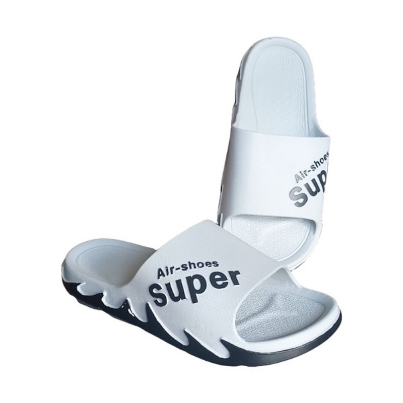 Jual (COD) sandal slop pria terbaru bahan ringan | Shopee Indonesia