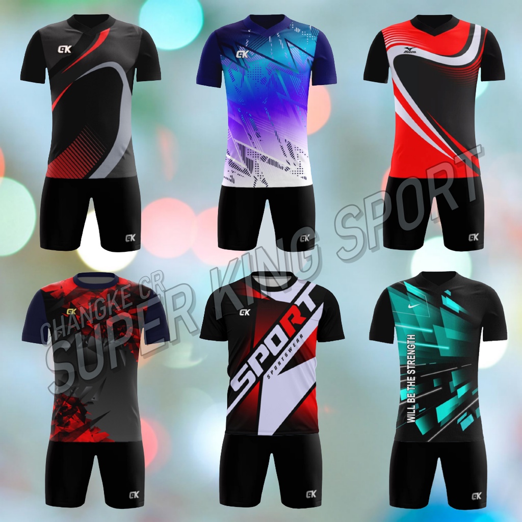 Jual Super King Sport Cod Baju Olahraga Printing Badminton Bola