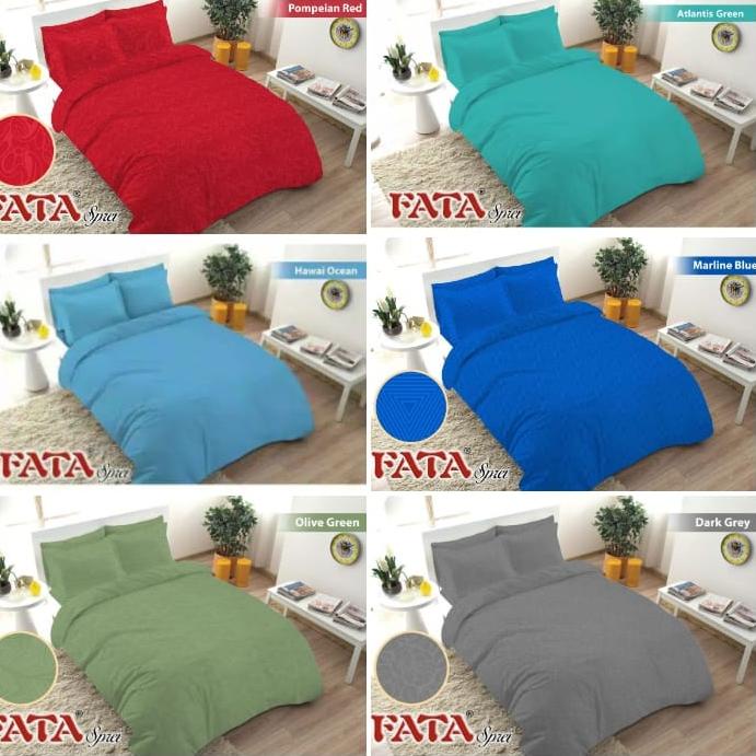 Jual BIG SALES ︽ BNB Bedcover Single FATA Motif Polos Emboss 120x200