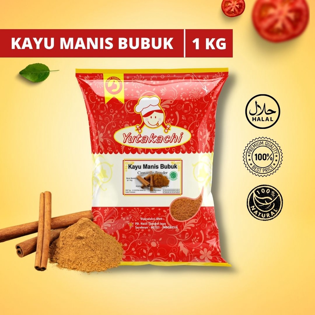 Jual Bubuk Kayu Manis Murni Kg Yutakachi Ground Cinnamon Powder