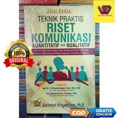 Jual Teknik Praktis Riset Komunikasi ( Kuantitatif Dan Kualitatif ...