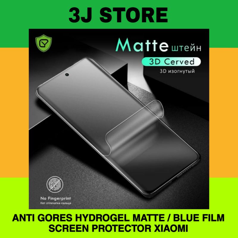 Jual HYDROGEL MATTE DAN BLUE FILM SCREEN PROTECTOR XIAOMI REDMI 9C