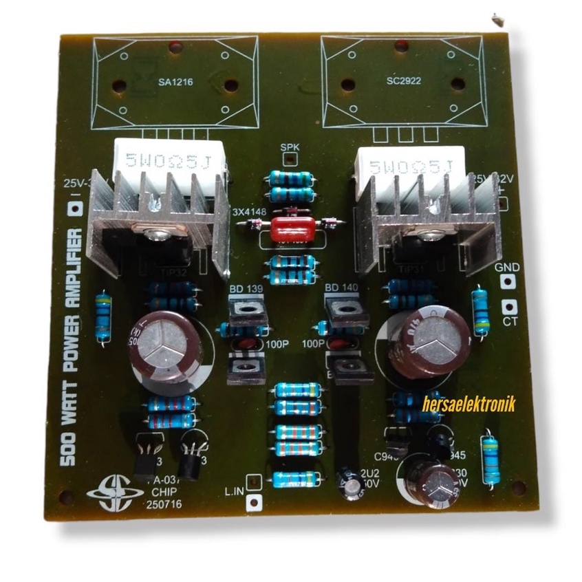 Jual driver 3 tingkat driver power 400-500 watt mono | Shopee Indonesia