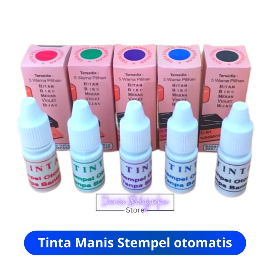 Jual Tinta Manis Stempel Otomatis Tanpa Bantalan Isi Ulang Stempel