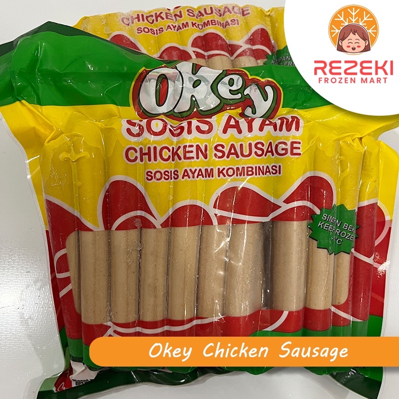 Jual Okey Sosis Ayam Kg Chicken Sausage Frozen Food Murah Shopee Indonesia