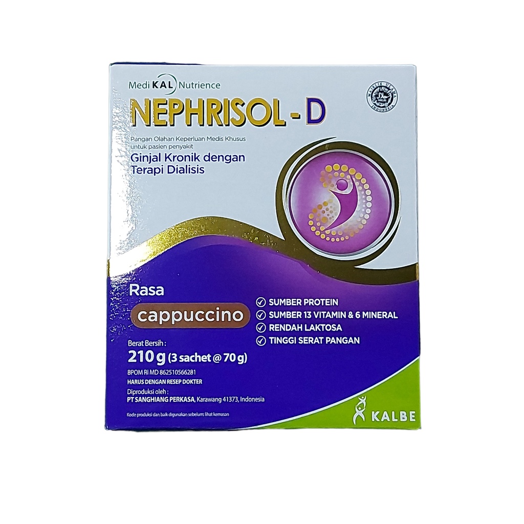 Jual NEPHRISOL D 210 g - (Nutrisi Khusus Pasien Ginjal Kronik HD/CAPD ...