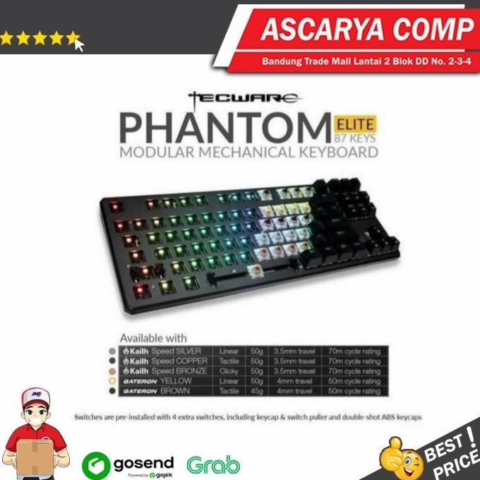 Jual Tecware Phantom Elite Rgb Mechanical Gateron Switches Shopee Indonesia