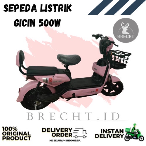 Jual Sepeda Listrik Gicin Electric E Bike Watt Shopee Indonesia