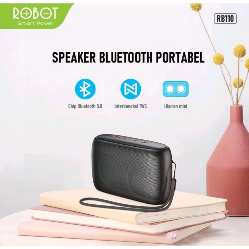 Jual Speaker Bluetooth Robot RB110 Portable Wireless Super Bass Mini ...