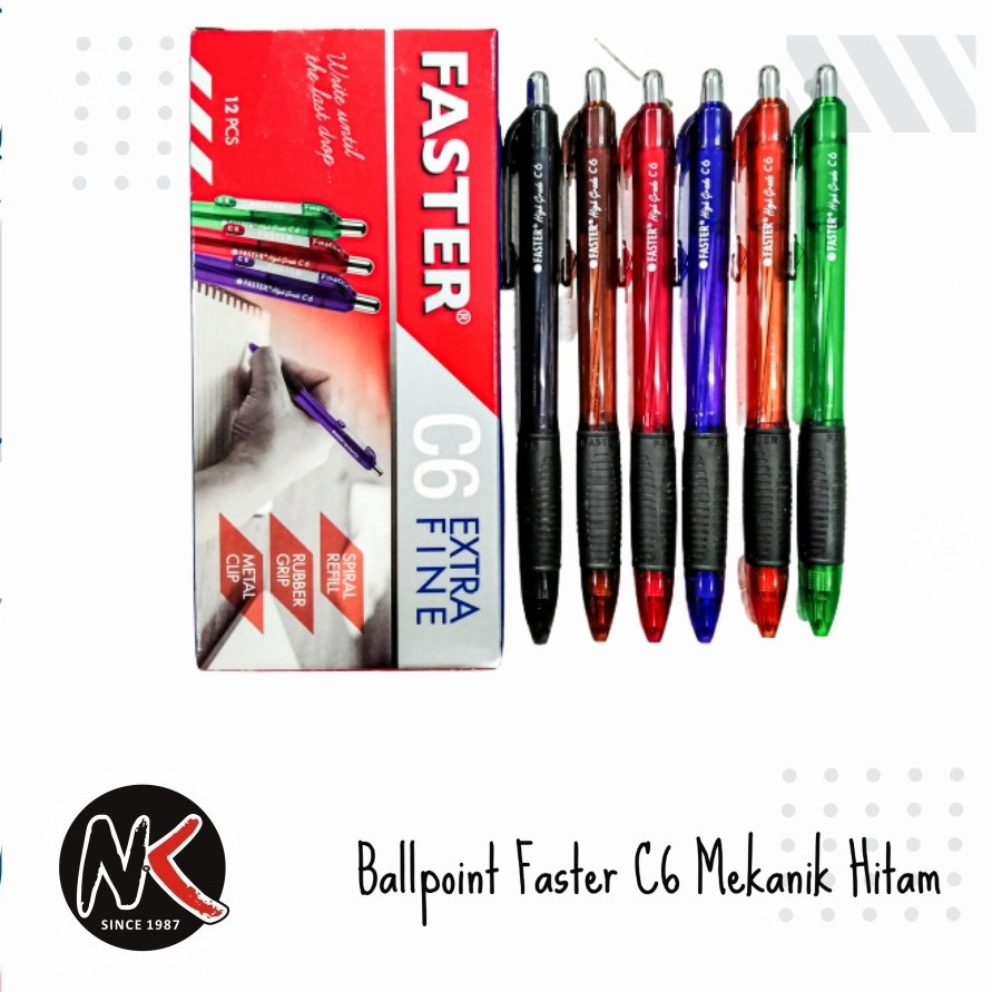 Jual Ballpoint/Ballpen/Bolpen/Bolpoin/Balpoin/Pulpen/Pena FASTER C-6 ...