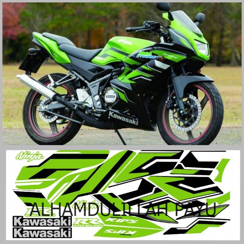 Jual Striping Ninja Rr Se Hijau Tahun Stiker Standar Ori Kawasaki