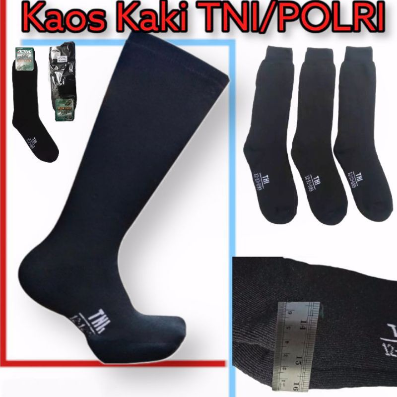 Jual Kaos Kaki Tni Pdl Hitam Tebal Shopee Indonesia