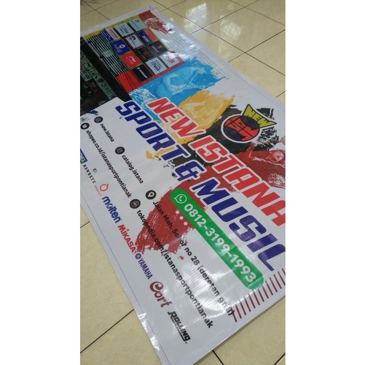 Jual Banner / Spanduk / XBanner (per meter) untuk usaha/bisnis/acara