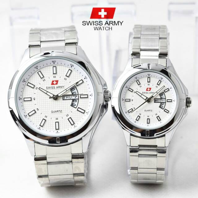 Jual DISTRIBUTOR JAM TANGAN FASHION COUPLE TALI RANTAI STAINLESS