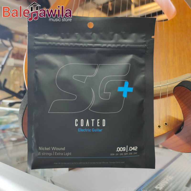 Jual Senar Gitar Elektrik String Sg Plus Coated Shopee Indonesia