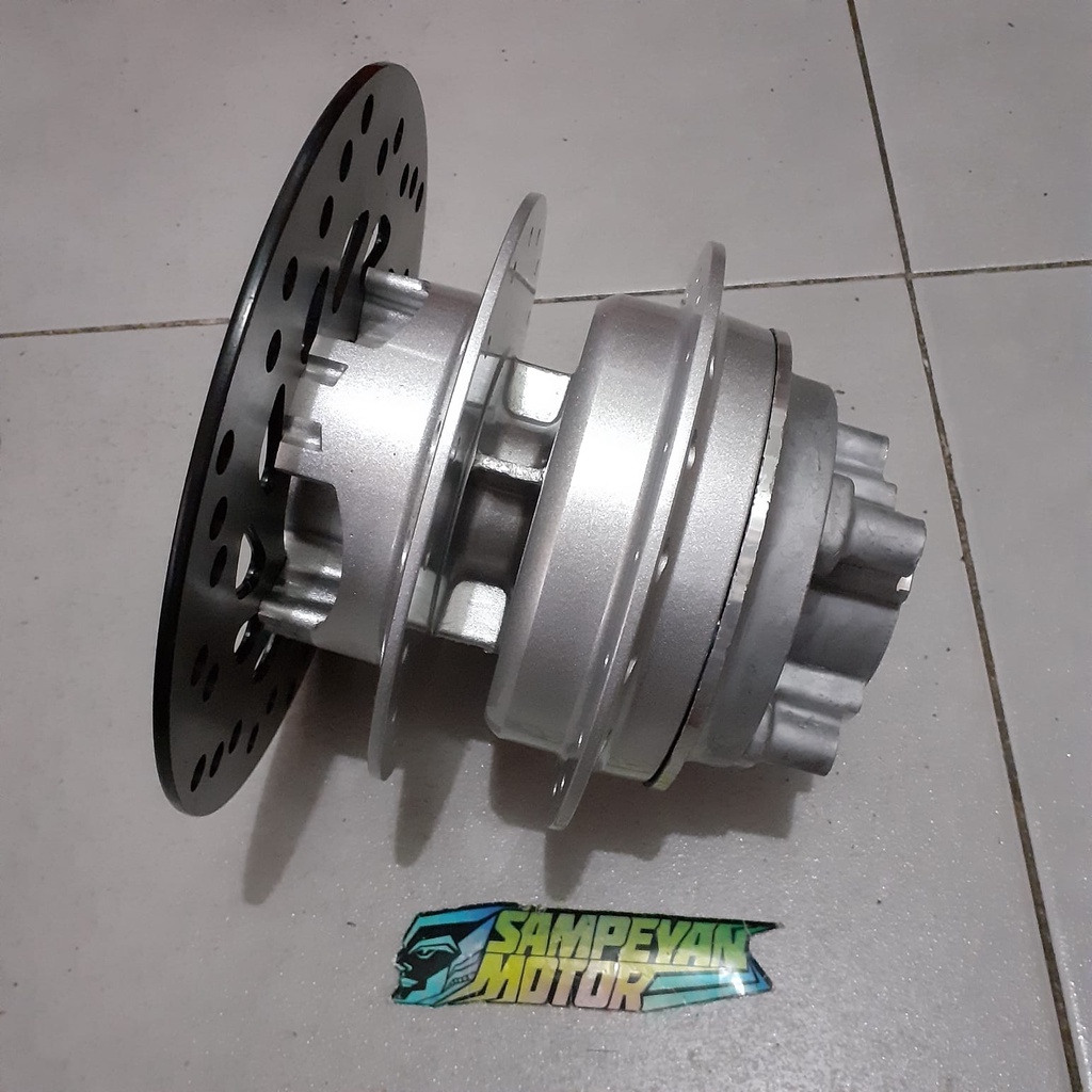 Jual Tromol Belakang Set Dudukan Gir Piringan Supra X 125 New Dd Cakram