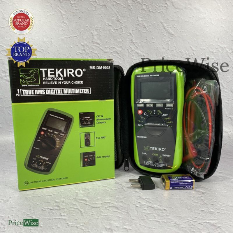 Jual Multi Tester Digital Tekiro Avometer True Rms Digital Multimeter V Multitester