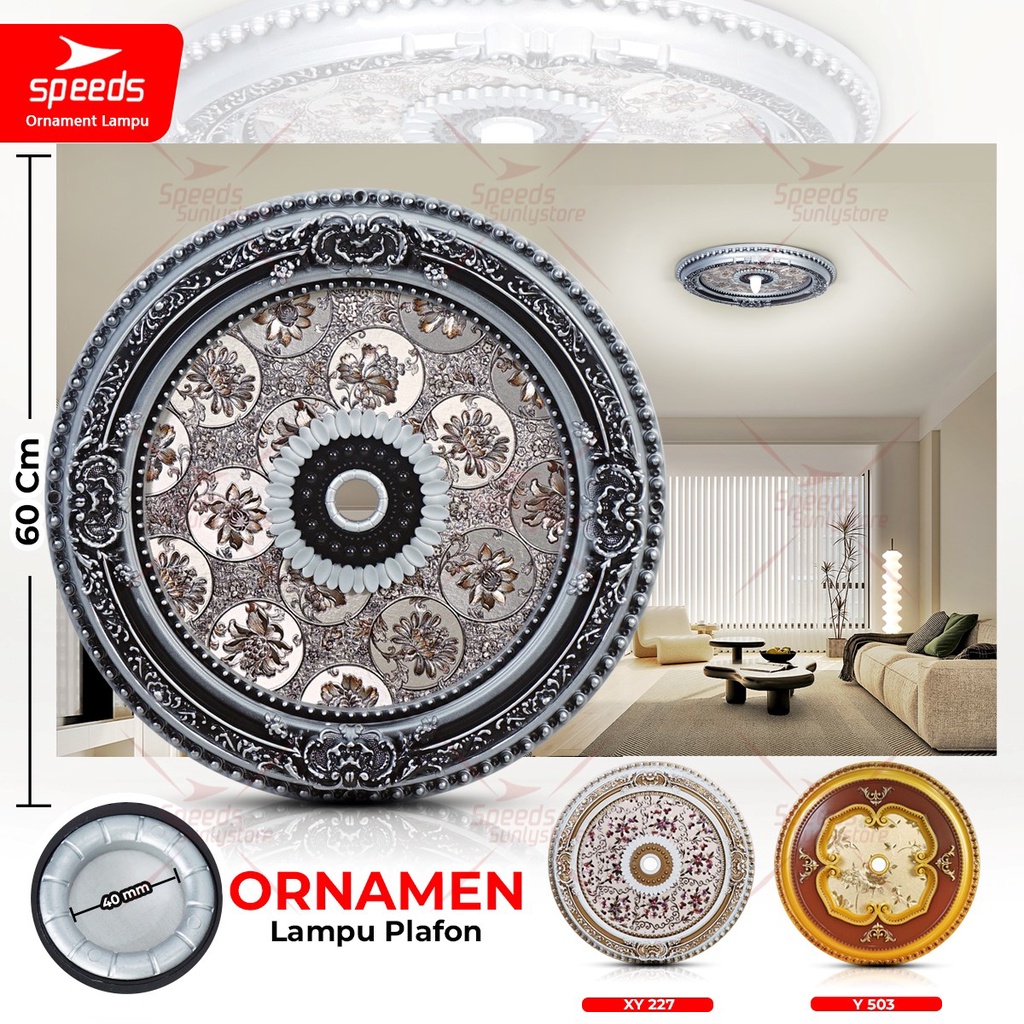 Jual SPEEDS Lampu Ornamen Plafon Artistik Ceiling Ornament Bervariasi ...