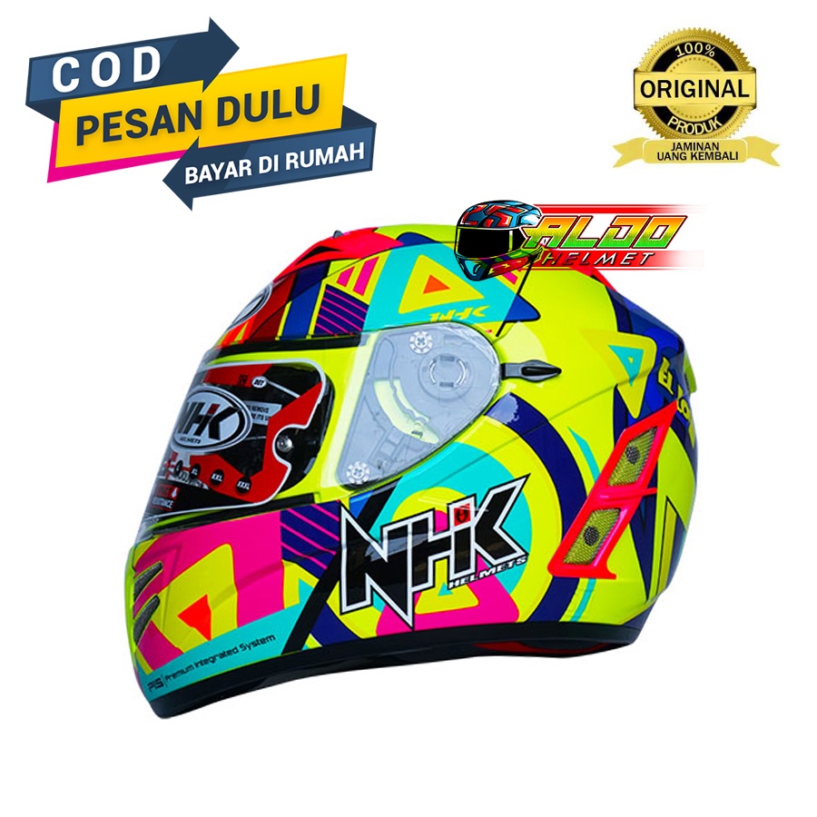 Jual NHK Helm TERMINATOR I Helmet Original NHK TERMINATOR MOTIF PIGMENT ...