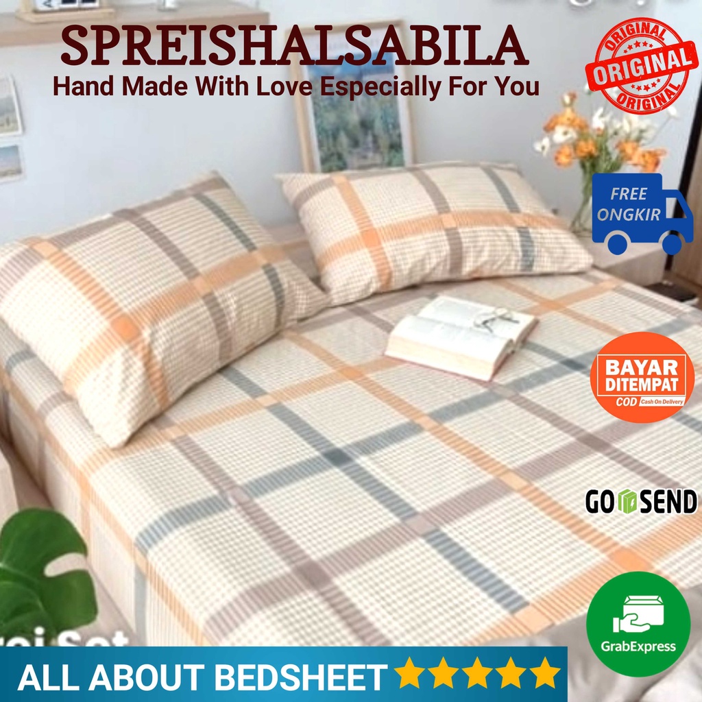 Jual SPREI AESTHETI ANTI GESER || SEPREI KATUN CVC PREMIUM || SEPREI ...