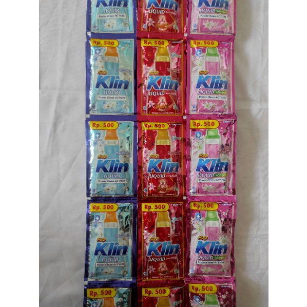 Jual So Klin Liquid Renceng isi 12 | Shopee Indonesia