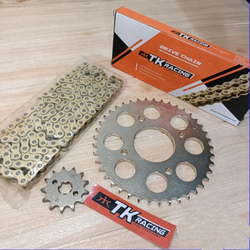 Jual Gear set 428 Full TK racing Supra x 125 Karisma Revo absolute