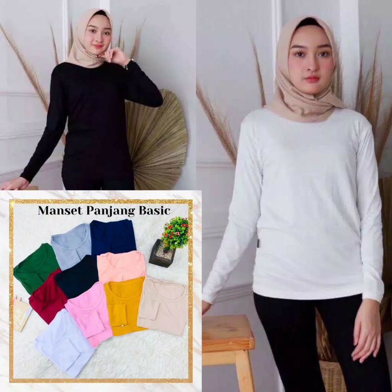 Jual Manset Baju Lengan Panjang Manset Inner Oneck Inner Deker