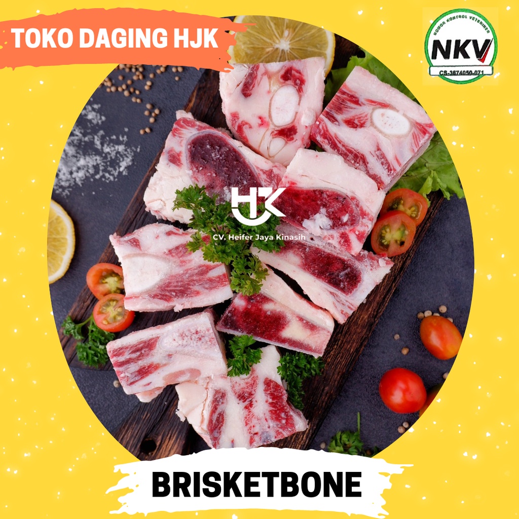 Jual Iga Brisket Sapi Aus Tulang Muda Sop 1kg Shopee Indonesia