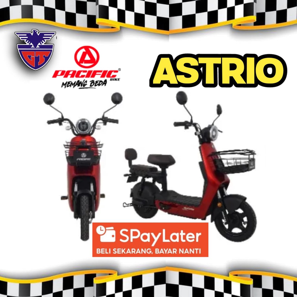 Jual SEPEDA LISTRIK PACIFIC ASTRIO | Shopee Indonesia