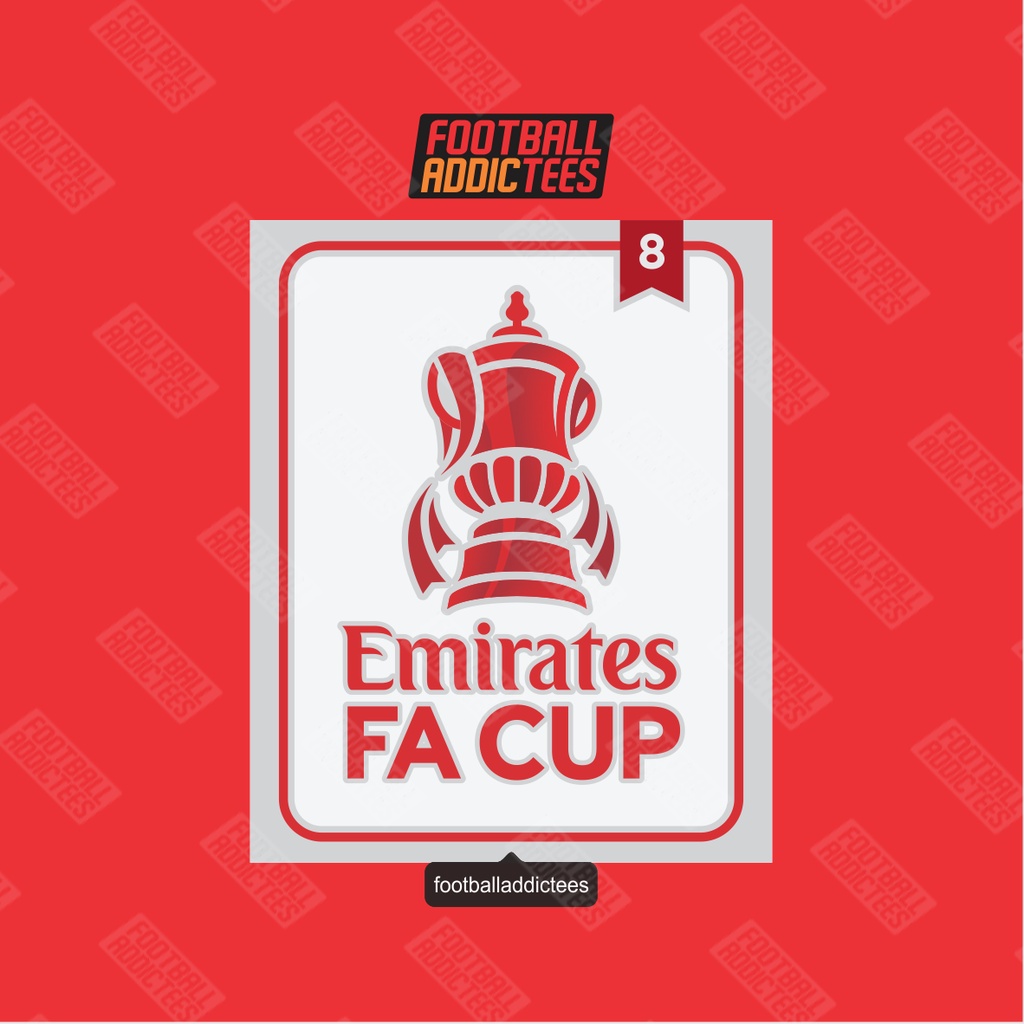 Patch Brodé FA Cup Liverpool - Saison 2022-2026 - Fabriqué En France