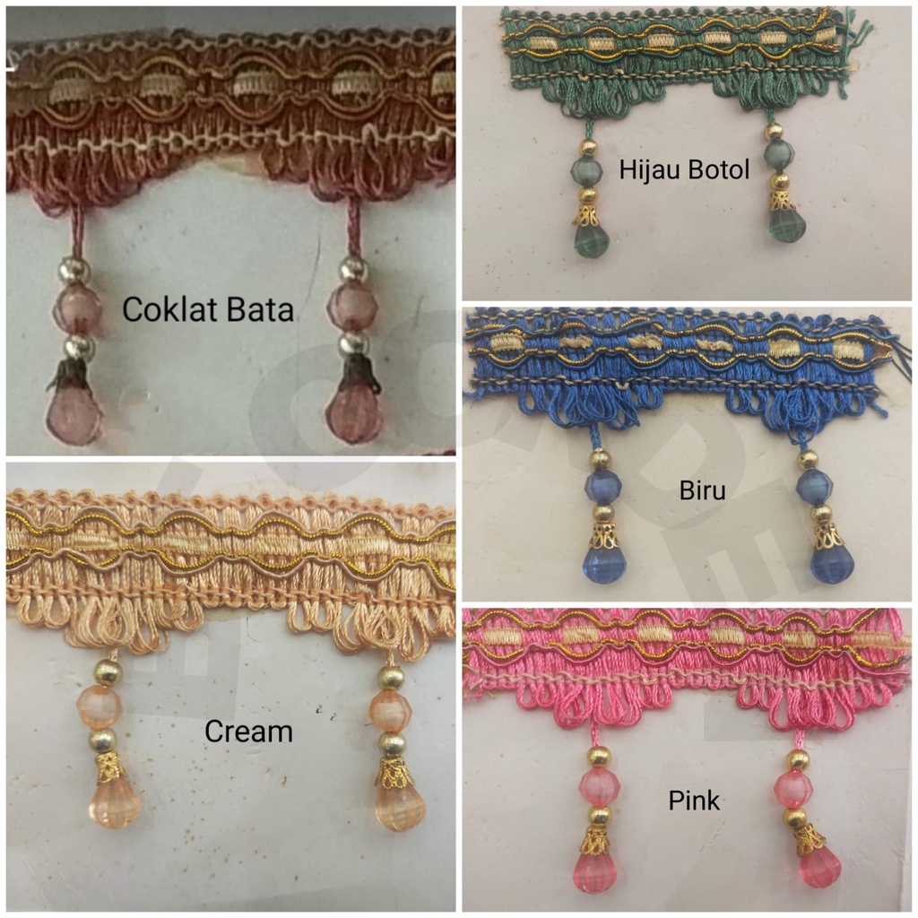 Jual Rumbe/Renda/Rumbai/ Poni Motif BLASTER | Shopee Indonesia