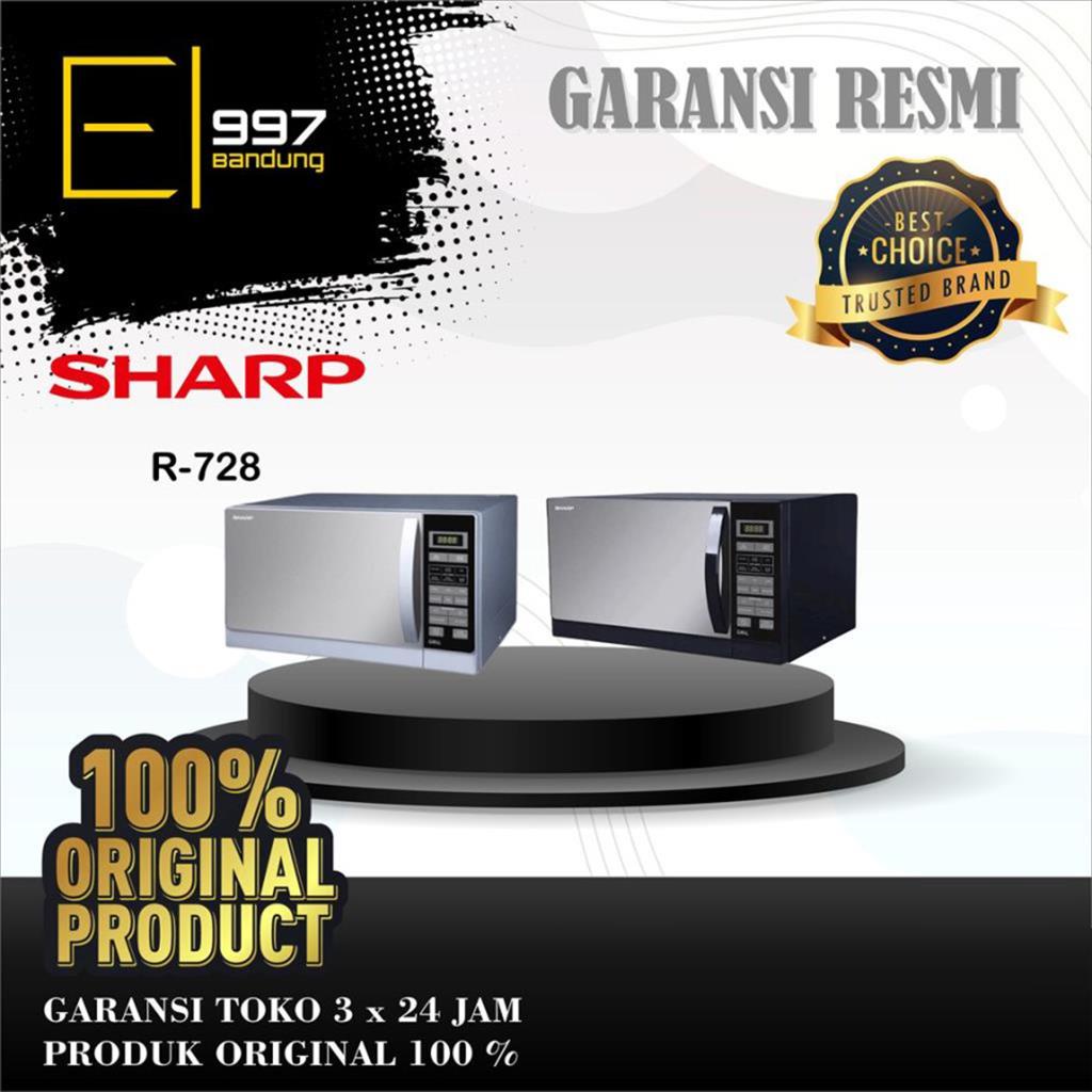 Jual SHARP MICROWAVE OVEN R 728 / R728 , 25 LITER STYLISH DESIGNED