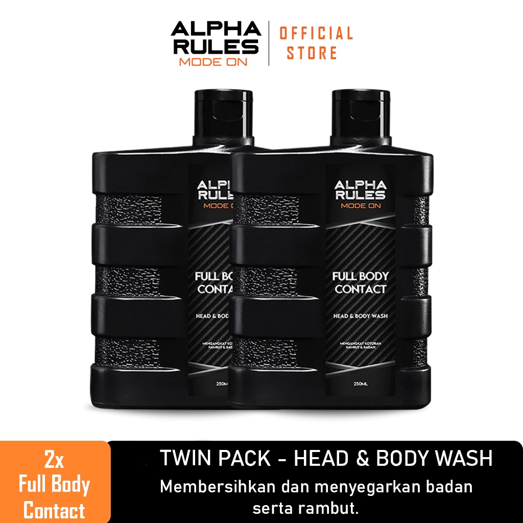 Jual Alpha Rules Twin Pack - Full Body Contact - Sabun Mandi Dan ...