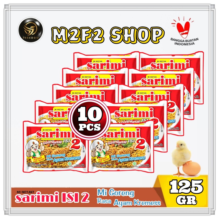 Jual Mi Mie Sarimi Instant Goreng Rasa Ayam Kremess Gr Kemasan Pcs Shopee Indonesia