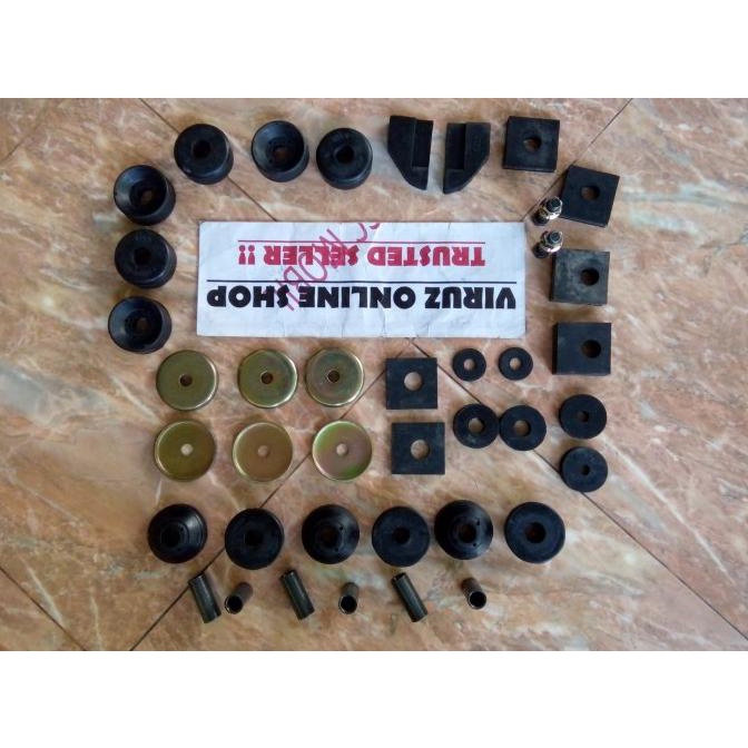 Jual Gratis Ongkir Karet Kabin Cabin Full Set Karet Body Mouting Set