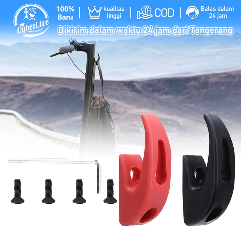 Gancio Trasporto Per Scooter Elettrico - Accessorio Anteriore In Plastica Per Xiaomi (Nero) - Foto 8