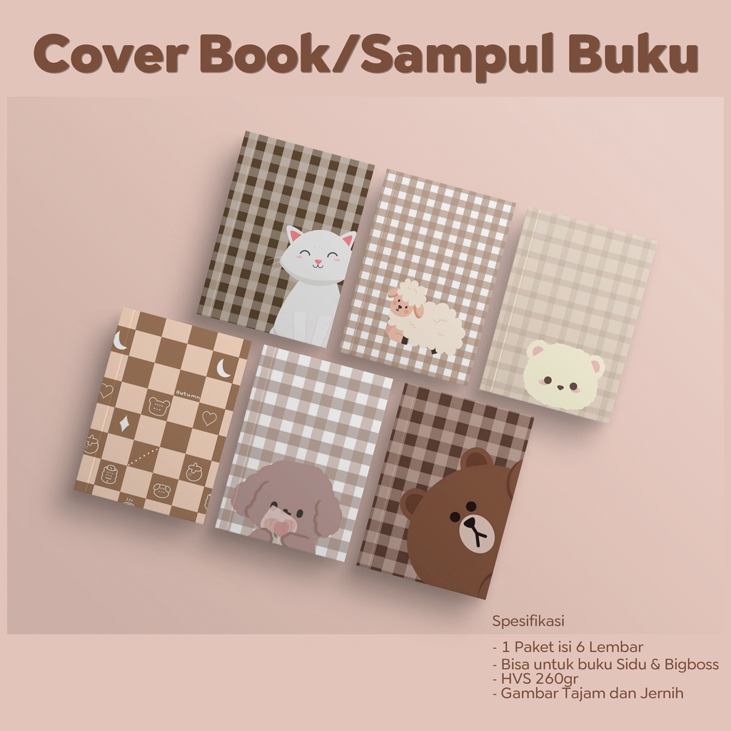 Jual COVER BOOK | SAMPUL BUKU AESTHETIC | SAMPUL BUKU SEKOLAH | BOOK