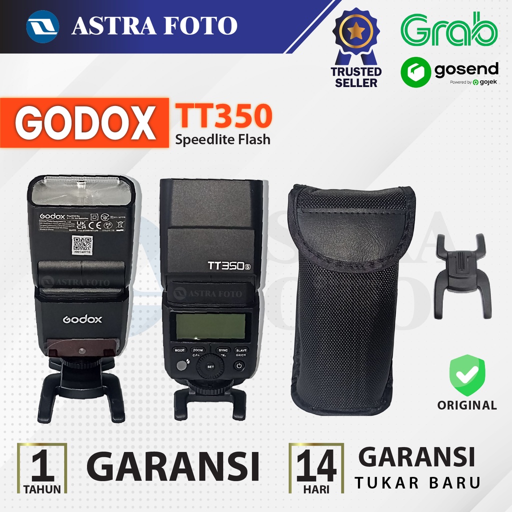 Jual GODOX TT350 TT-350 CANON CAMERA FLASH SPEEDLITE DSLR MIRRORLESS ...