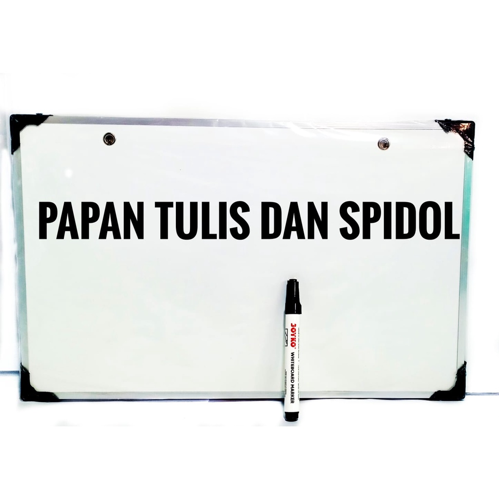 Jual Papan Tulis Ukuran 40x60 Cm Papan Tulis 2 Sisi Spidol Dan Kapur