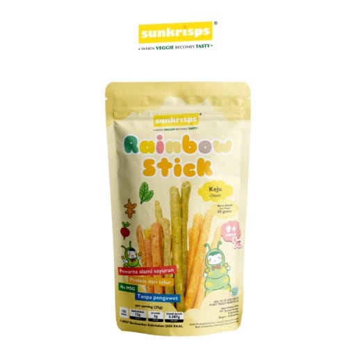 Jual Sunkrisps Rainbow Puff | Sus Kering Pelangi Coklat - Rainbow Stick ...