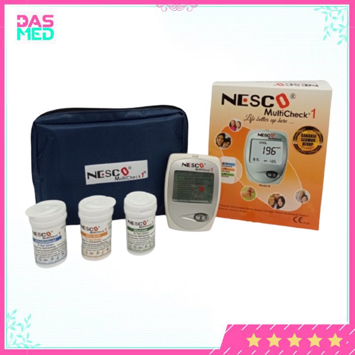 Jual Alat Cek Darah NESCO Multi Check 3 in 1 (GCU) | Shopee Indonesia