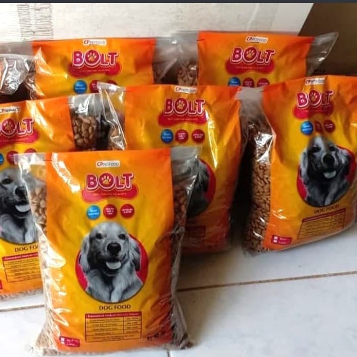 Jual BOLT DOG BEEF SEGITIGA REPACK 5 KG - makanan anjing DOG FOOD ...