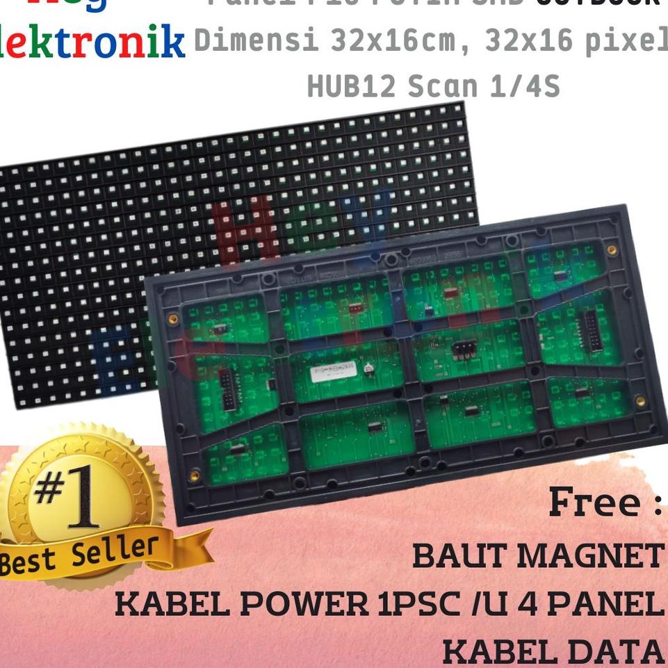 Jual 8.8 Panel Module model Led P10 Putih White SMD outdoor Running ...