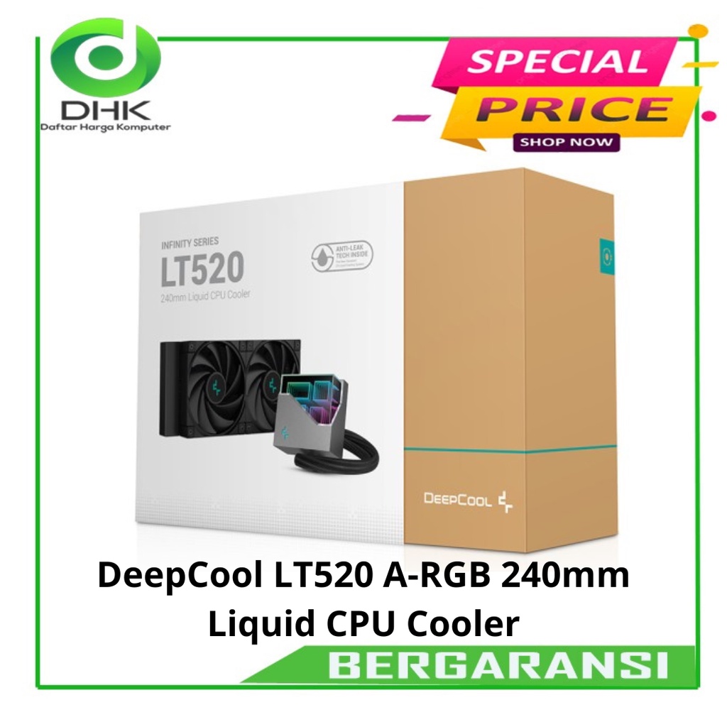 Jual DeepCool LT520 A-RGB 240mm Liquid CPU Cooler | Shopee Indonesia