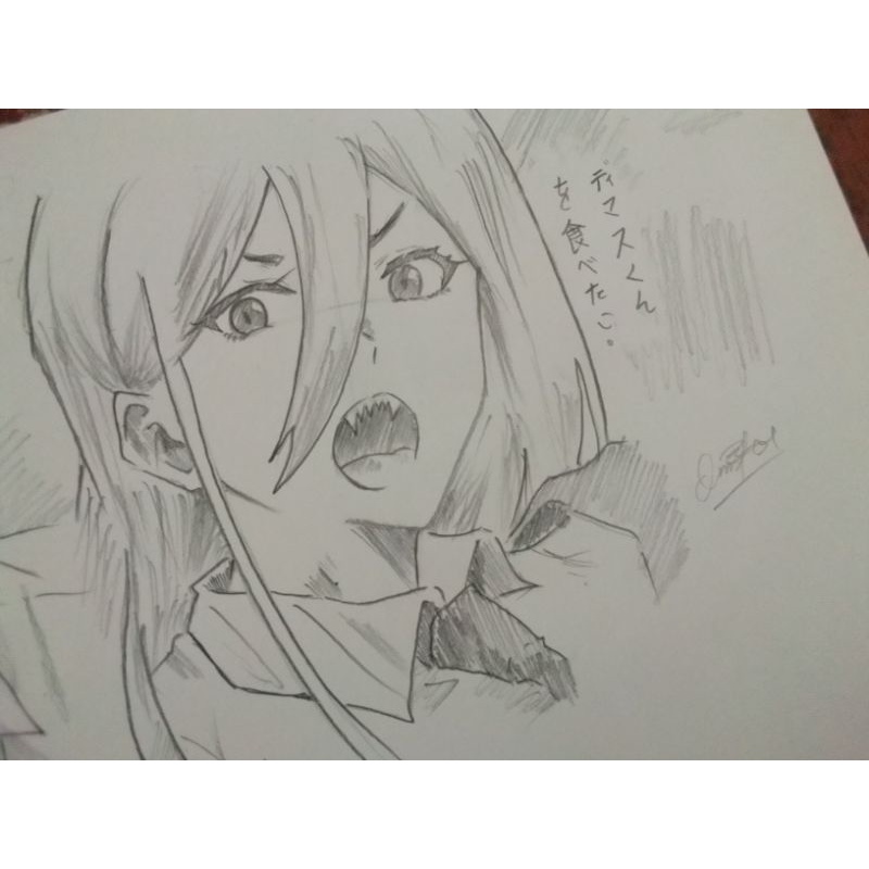 Jual jasa gambar anime ukuran A5 full arsir custom | Shopee Indonesia