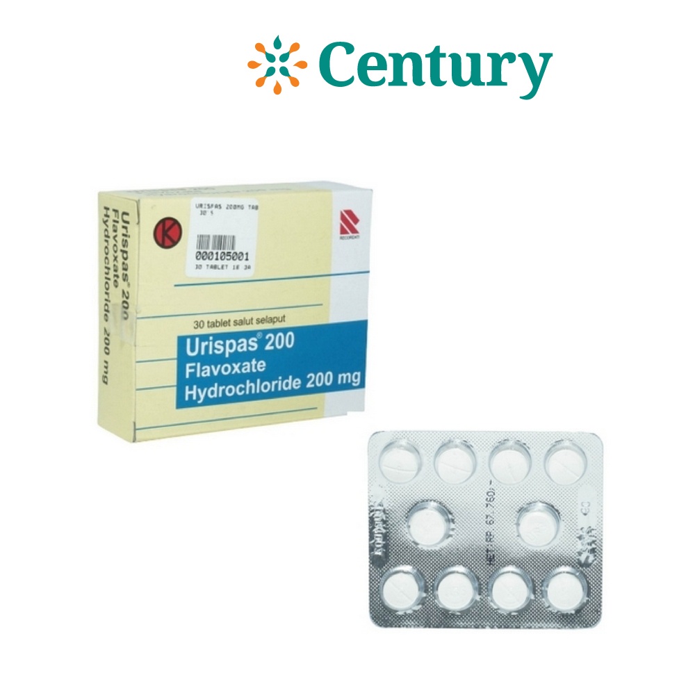 Jual URISPAS 1 BLISTER 10 TABLET / FLAVOXATE 200 MG / INFEKSI SALURAN ...