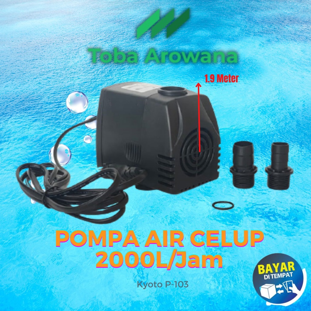 Jual Pompa Air Power Head L Jam Filter Aquarium Kolam Ikan