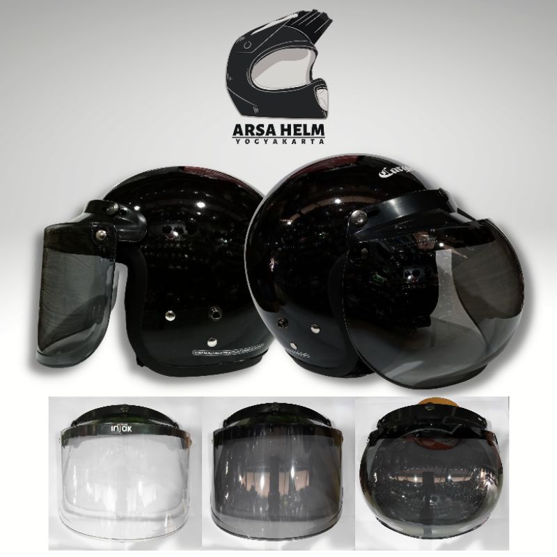 Jual KACA VISOR HELM BOGO & CARGLOSS Kaca Datar & Kaca Cembung
