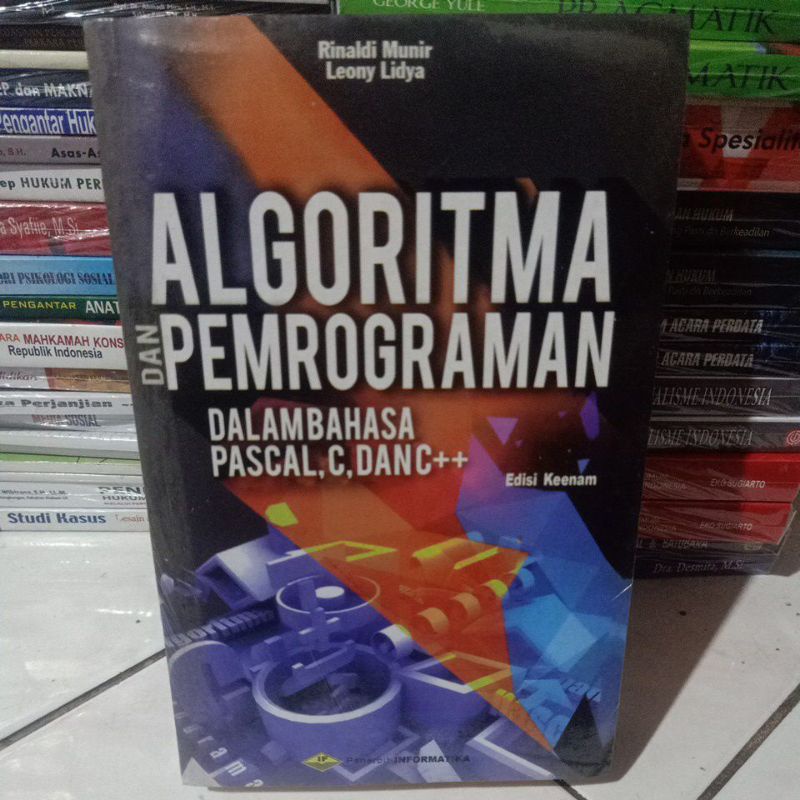 Jual Algoritma Dan Pemrograman Dalam Bahasa Pascal C Dan C By Rinaldi